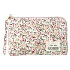 新品 [Cyalel Yahata] 母子手帳ケース サンリオキャラクターズ マルチケース お薬手帳ケース パスポートケース 通帳ケース 手帳ケース 診察券入れ レディース 可愛い 日本製 ハローキティ チェリーズアンドボウズ ピンク