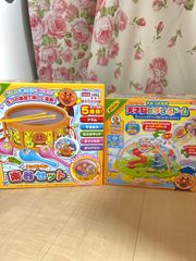 アンパンマン 楽器セット&天才脳ピタころドーム新品