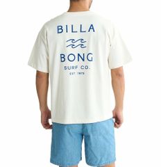 2025春夏 新品【BILLABONG/ビラボン】ONE TIME Tシャツ 【WIDE FIT】 CRM メンズ BF01A212