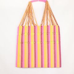 メキシコ製 ハンモックバッグ ハンドメイド ストライプ 212