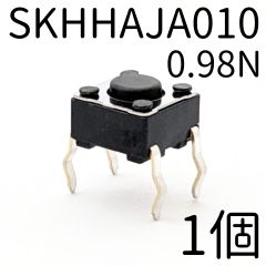 アルプスアルパイン SKHHAJA010 6.0mm角タイプ タクトスイッチ 0.98N 4本足 4フィート