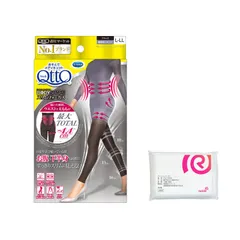 【新着商品】[メディキュット] レギンス おそとで レディース ブラック L-LL