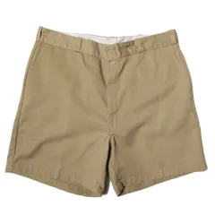 80's 90's USA製 LLビーン ディッキーズ ワークショーツ (36) カーキ オリジナルレングス 90年代 アメリカ製 旧タグ オールド Dickies Bean アメリカ古着 USED ビンテージ ヴィンテージ