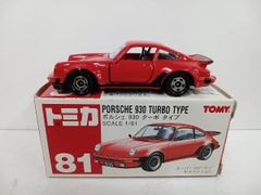 トミカ赤箱81 ポルシェ930ターボ 東急ハンズ特注 日本製 当時物 Amazon | トミカ 81 ポルシェ 930 ターボタイプ 赤TOMYロゴ トミカは赤