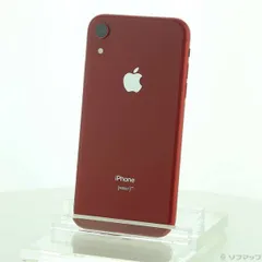 〔中古品〕 iPhoneXR 64GB プロダクトレッド MT062J／A SIMフリー【258】