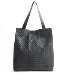 未使用品◆BAOBAO ISSEY MIYAKE/バオバオ イッセイミヤケ CART カート ポリウレタンプリント 大容量 トートバッグ ブラック 日本製 タグ付のサムネイル