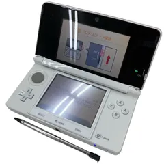 186000 現状品 Nintendo 任天堂 ニンテンドウ ニンテンドー3DS 3DS CTR-001  ホワイト 本体 タッチペン付き