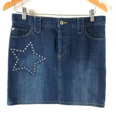 ジルスチュアート JILL STUART スカート ミニスカート 星スタッズ デニム生地 青系 4サイズ 2025092100238のサムネイル