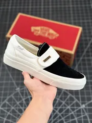 【今日特価】Fear of Fog x Vans Slip - On 47 V DX FOG ハイストリート ?白 マジックテープ スリップオン キャンバス シューズ！送料無料！在庫限定のお得な価格です！