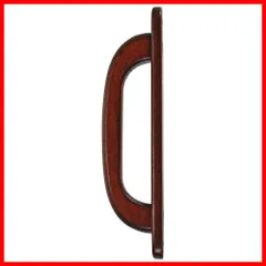 Sangyo) 座付 木製ハンドル 和気産業(Waki 取っ手 引き出し ドア 家具 ローズ 全長120mm TW-391