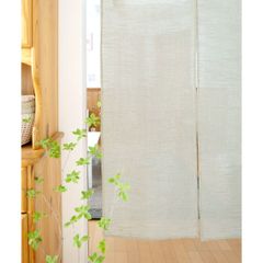 コットンのウェフトスラブのれん●きなり