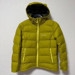 モンベル800FP GOREパーマフロストライトダウンパーカ青Mドローコード 