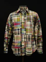 ◆08◆ RalphLauren CLASSICFIT ラルフローレンメンズ 長袖シャツ Lサイズ  チェック