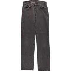 古着 90年代 リーバイス Levi's 501-0658 先染め ブラックデニム ストレートデニムパンツ USA製 メンズw29相当 ヴィンテージ/evb029888