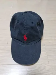 正規品 POLO Ralph Lauren（ポロ） Ralph Lauren(ラルフローレン) ブラック レッドポニー ボールキャップ 新型