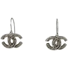 シャネル CHANEL ココマーク ピアス CC スイング ピアス シルバーメッキ シルバー レディース 【中古】