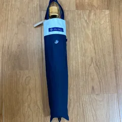 芦屋ロサブラン　3段折りたたみ　日傘　晴雨兼用　ロサブラン　RoseBlanc 完全遮光100% ネイビー　傘袋付き　ロサブランのサムネイル