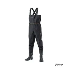 ≪'20年3月新商品！≫ シマノ ハイパーウェーダー(チェストハイ・ラジアルソール) FF-054T ブラック 3Lサイズのサムネイル