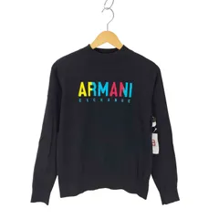 アルマーニエクスチェンジ ARMANI EXCHANGE カラフルロゴニットセーター レディース import：M 