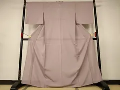 平和屋着物＊人間国宝・羽田登喜男　夏物　色無地　絽　洗柿色　正絹　逸品　AABB2482jdのサムネイル