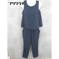 ◇ &by P&D バイ ピンキー＆ダイアン ノースリーブ オールインワン サイズ38 ネイビー レディース 【中古】 【1002801811495】