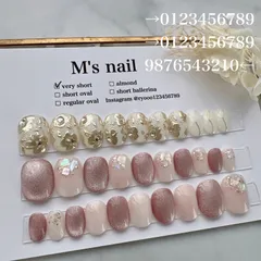 オーダーメイド/匿名配送可能/全サイズ入り/結婚式/成人式/成人式ネイル/ネイルチップ/30枚