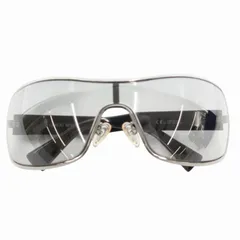 ジョルジオアルマーニ GIORGIO ARMANI CVLVK サングラス メガネ アイウェア ノーズパッド ワンレンズ ロゴ 120ガンメタル 黒 ブラック /GV ■GY18のサムネイル