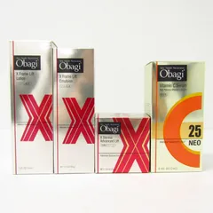 未開封 Obagi オバジX フレームリフトローション（化粧水）150ｍL オバジX フレームリフトエマルジョン（乳液）100g オバジX ダーマアドバンスドリフト（クリーム）50g オバジC25セラム ネオ（美容液）12mL 4種セット（MAC268）のサムネイル