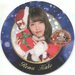 [중고] 코스터 (여성) 카토 레나 2017 크리스마스 코스터 AKB48 CAFE & SHOP 크리스마스 디저트 메뉴 주문 특전