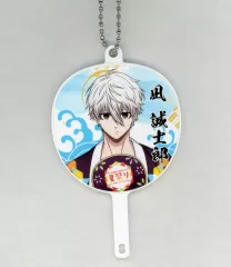 【中古】キーホルダー 凪誠士郎 うちわ型キーホルダー 「ブルーロック」 テレビ朝日・六本木ヒルズ 夏祭り SUMMER STATION 2024グッズ