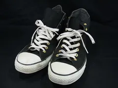 CONVERSE コンバース オールスター キャンバス ハイカット スニーカー 表記サイズ28 靴 シューズ ブラック系×アイボリー系 DH5671
