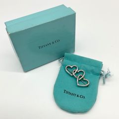 Tiffany&Co. ティファニー トリプルハート ブローチ シルバー  SV925 トリプルオープンハート アクセサリー コサージュ【中古】Bランク　5_272