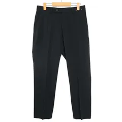 UNIQLO ユニクロ 通年 感動パンツ★ DRY 吸汗速乾 スラックス パンツ Sz.ウエスト76cm メンズ 黒