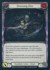 【中古】Flesh and Blood EVR110[C]：(Rainbow Foil)Drowning Dire (1)