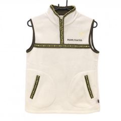 ☆SALE価格☆【美品】パーリーゲイツ フリースベスト 白×ブラウン