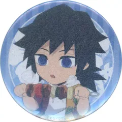 【中古】バッジ・ピンズ 冨岡義勇(ラメ) 「鬼滅の刃×ufotable cafe 夏休みイベント 57mmランダム缶バッジ Bグループ」