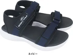 ボディワイルド BODY WILD ボディーワイルド レディース サンダル スポーツサンダル スポサン ベルクロ マジック バンド 調節可能 軽量 軽い スポーツ tablh5542 ネイビー M（23.5～24.0cm）