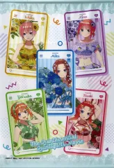 【中古】タペストリー 集合(思い出/タテ) BIGタペストリー 「グラくじ 映画 五等分の花嫁 summer time オンラインくじ」 A-1賞