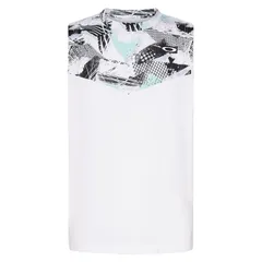 [オークリー] モダン SLANT BLOCKING NS TEE 11.0 メンズ (186) WHITE PRINT L(日本サイズXL)