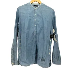 アンダーカバー UNDERCOVER 12AW archive artscabut期 THINK シャンブレー プルオーバー デニムシャツ メンズ JPN：3 のサムネイル