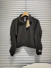 アディダス◆レディース ロゴ ウィンドブレーカー スポーツジャケット ブラック