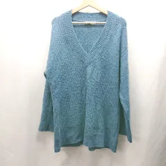 ◇ ⊇ ZARA ザラ 長袖 ニット サイズS ブルー レディース E  【1412090058325】