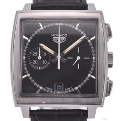 タグホイヤー TAG HEUER CS2110  モナコ 復刻限定5000本 クロノグラフ デイト 自動巻き メンズ良品 K#126144のサムネイル