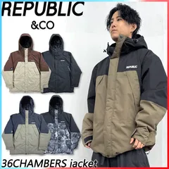 24-25 REPUBLIC & CO/リパブリック 36CHAMBERS jacket メンズ レディース 防水ジャケット スノーボードウェア スノーウェアー 2025