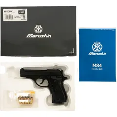 希少！マルシン工業製ABS樹脂製モデルガン ベレッタＭ８４ 消音器　合法品未発火 マルシン] ベレッタ M84 スタンダードフィニッシュ 発火モデル