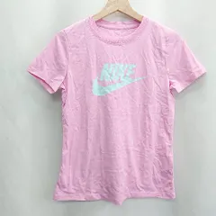 ◇ ⊂Φ NIKE ナイキ ロゴプリント 半袖 Tシャツ サイズM ピンク レディース E  【1502060026468】