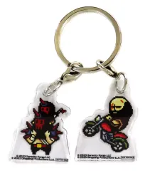 【中古】キーホルダー オリジナル2連アクリルキーホルダー 「PS5/Switchソフト LISA： The Definitive Edition」 Amazon.co.jp購入特典