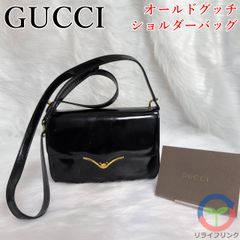 グッチ オールドグッチ ショルダー バッグ パテントレザー ワンショルダー