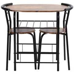 2人掛け コンパクトサイズ 幅70 チェア2脚 おしゃれ 食卓 ダイニングテーブル 3点セット 新生活 ダイニング 円形 オーエスジェイ(OSJ)