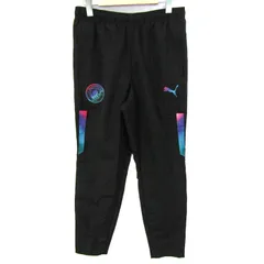 プーマ パンツ ボトムス ジャージ スポーツウエア メンズ Mサイズ ブラック PUMA 【中古】